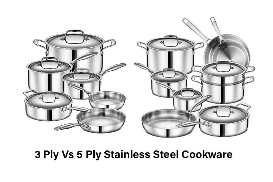3 Ply Vs 5 Ply Stainless Steel Cookware: What’s the difference?
